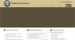 Desktop Screenshot of deliberatedefense.com